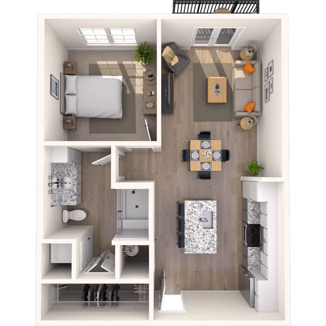 Unit 7214 floor plan